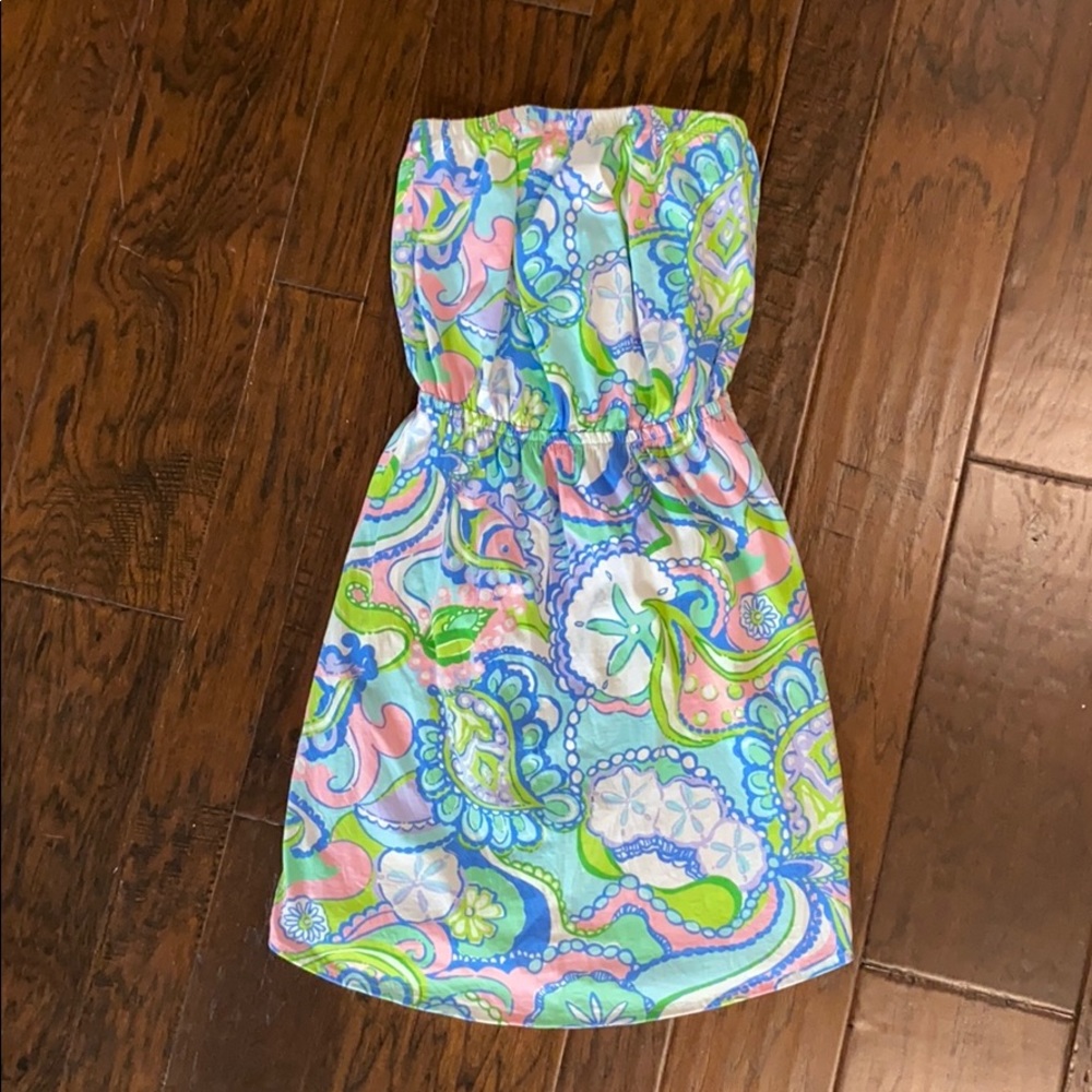 Lilly Pulitzer strapless Windsor Dress- Size XXS